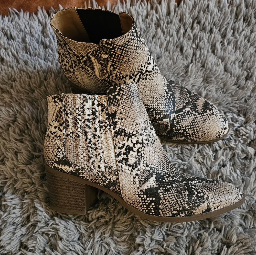 Snake Skin Boots Maurices